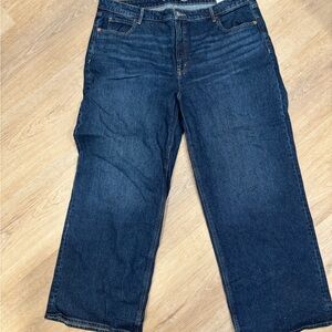 Old Navy Blue Flare Wide Leg Jeans Size 20